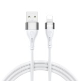 Cablu Date si Incarcare USB-A - Lightning BWOO X280L, 18W, 1m, Alb