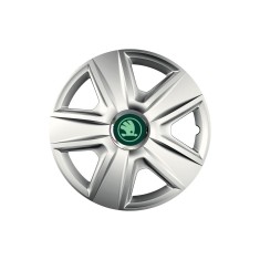 Set 4 Capace Roti pentru Skoda Nou Verde, model Esprit Gray, R15, SKODA foto