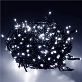Instalatie lumini pentru bradul de Craciun, 25,5 metri, 400 LED-uri, alb Household NewTrend