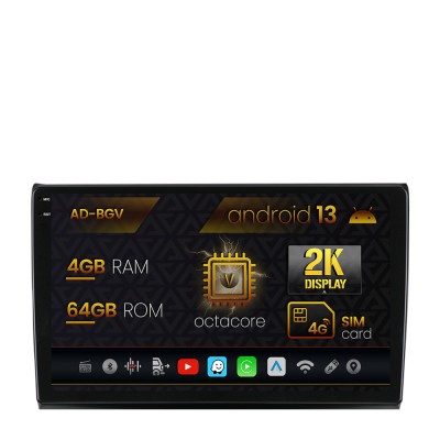 Navigatie Fiat Bravo (2006-2014), Android 13, V-Octacore 4GB RAM + 64GB ROM, 9.5 Inch - AD-BGV9004+AD-BGRKIT356 foto
