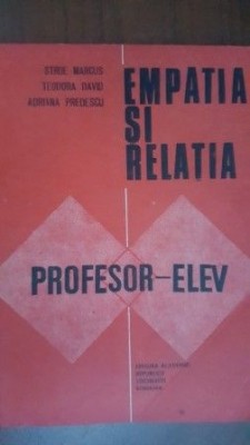 Empatia si relatia profesor-elev Teodora David, Stroe Marcus foto