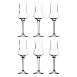 Set 6 pahare grappa 90 ml cristal elegant spălare dishwasher