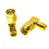 Adaptor SMA filet interior pin tata la SMA filet exterior pin mama 90