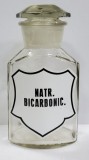 Flacon pentru farmacie, NATR. BICARBONIC.