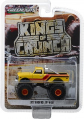 1972 Chevrolet K-10 Monster Truck - Yellow, Orange, Red and Brown Solid Pack - Kings of Crunch Series 1 1:64 foto