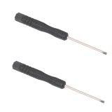 Set de 2 surubelnite Sharrb, plastic/metal, argintiu/negru, 8 cm