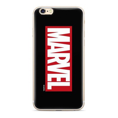Husa TPU Marvel 001 pentru Apple iPhone X, Neagra MVPC045 foto