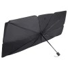 Parasolar Auto Pliabil pentru parbriz masina, NEVERMORE, in Forma de Umbrela, Rezistent UV, 115 x 65 cm, Negru, Oem