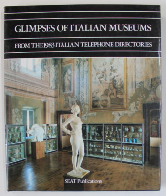 GLIMPSES OF ITALIAN MUSEUMS FROM THE 1983 ITALIAN TELEPHONE DIRECTORIES , 1983 foto