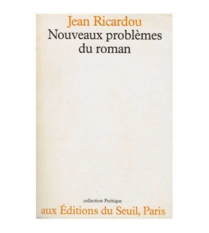 Jean Ricardou - Nouveaux problemes du roman - 126101