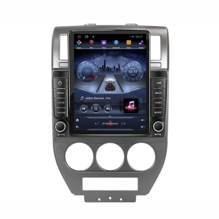 Navigatie dedicata cu Android Jeep Compass I 2006 - 2010, 2GB RAM, Radio GPS