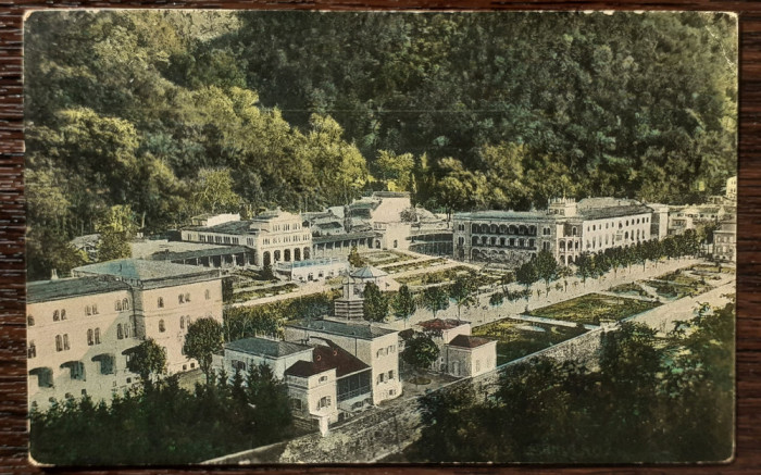 (146) CARTE POSTALA ROMANIA - BAILE HERCULANE - VEDERE GENERALA - CIRCULATA 1927