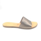 Papuci de dama din piele Elisa Gold, 35 - 41, Auriu