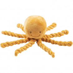 NATTOU Cuddly Octopus PIU PIU jucărie de pluș pentru bebeluși Lapidou Yellow 0 m+ 1 buc