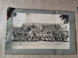 Bnk foto - Fotografie mare - grup militari - anii `20, Alb-Negru, Romania 1900 - 1950, Militar