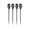 Set 4 lampi Solare LED pentru curte sau gradina cu efect real de flacara / torta
