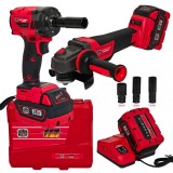 Polizor unghiular &amp; Masina de insurubat cu impact, 36V, Model nou