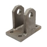 Cupla remorcare fixa din otel 160x100x16 mm pentru remorca si utilaje