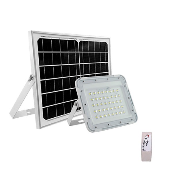 Proiector LED cu panou solar ZS56003, telecomanda, 80W