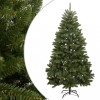 VidaXL Brad de Crăciun artificial cu suport și balamale, verde, 180 cm 357779