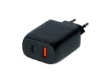 Incarcator priza retea, cu iesire 1x USB si 1x Type-C, cu protectie supraincalzire, suprasarcina (517078)