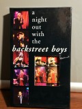 caseta VHS Originala cu BACKSTREET BOYS - A NIGHT....(1998/JIVE/GERMANY) -