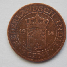 1 CENT 1914 INDIILE OLANDEZE