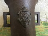 Mojar din fonta realizat in a doua jumatate a secolului XIX la Anina in perioada Austro-Ungara / Banat !