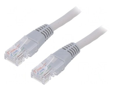 Patch Cord UTP CAT5e 3m Gri foto