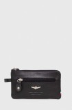 Aeronautica Militare husa de chei din piele culoarea negru
