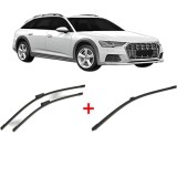 Cumpara ieftin Set 3 stergatoare AUDI A6 Allroad C8 (4AH) 2018, parbriz si luneta, Bosch Aerotwin