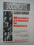 MISIUNEA ETHRIDGE IN ROMANIA - ULRICH BURGER