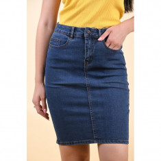 Fusta Vero Moda Hot Nine Hw Pencil Medium Blue Denim foto