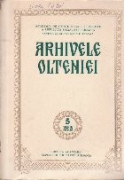 Arhivele Olteniei, Serie Noua Nr. 5/1986 foto