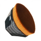 Pensula kabuki plata pentru fond de ten, flippy, negru 6x3.8x4.2 cm, cutie protectie