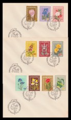 1959 Romania - 3 FDC Plante medicinale (realizare particulara), LP 485 foto