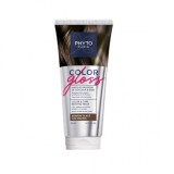 Phyto Color Gloss Mască pentru Re&icirc;mprospătarea Culorii Iced Brown pentru Păr Șaten 200ml