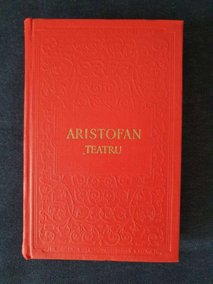 Aristofan &amp;ndash; Teatru (Pacea. Pasarile. Broastele. Norii) ed. cartonata foto