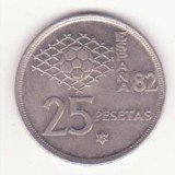 Spania 25 pesetas 1980 - Campionatul Mondial de Fotbal din 1982., Europa