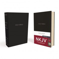 NKJV, Gift and Award Bible, Leather-Look, Black, Red Letter Edition