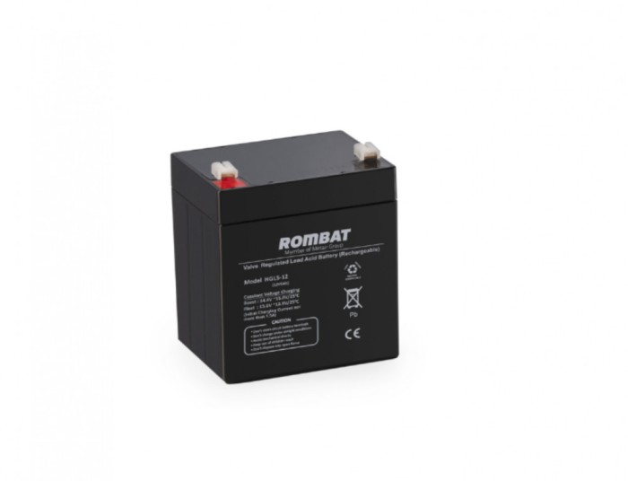 Acumulator stationar 5Ah/12V HGL12-5, Dimensiuni 90 x 70 x 107