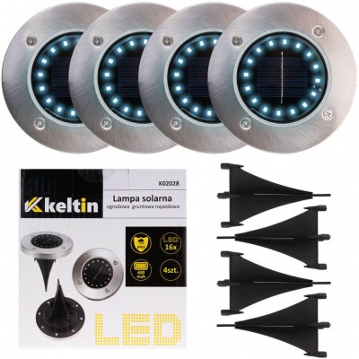 Set lampi solare de gradina cu 16 LED-uri, 4 elemente, Keltin K02028 foto