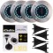 Set lampi solare de gradina cu 16 LED-uri, 4 elemente, Keltin K02028
