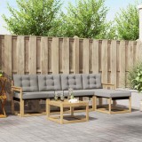 vidaXL Set de canapele de exterior cu pernă 6 pcs 3389397