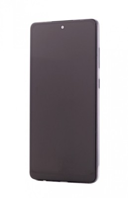LCD Samsung Galaxy A72 4G, A725, Negru + Rama, Incell foto