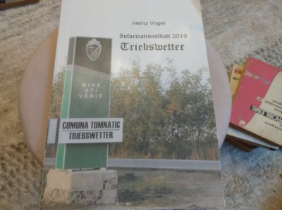 Comuna Tomnatic. Heinz Vogel. Monografia comunei Tomnatic, jud. Timiș foto
