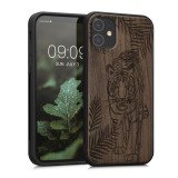Husa Kwmobile pentru Apple iPhone 11, Lemn, Maro, 49799.14