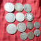 13 monede argint Romania , defecte , 49g