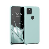 Husa pentru Google Pixel 5a, Silicon, Verde, 55207.50, kwmobile, Carcasa