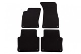 Mochete textile cu trei straturi potrivite pentru Audi A8 2002-2010 baza scurta, set de 4 bucati, negru Performance AutoTuning
